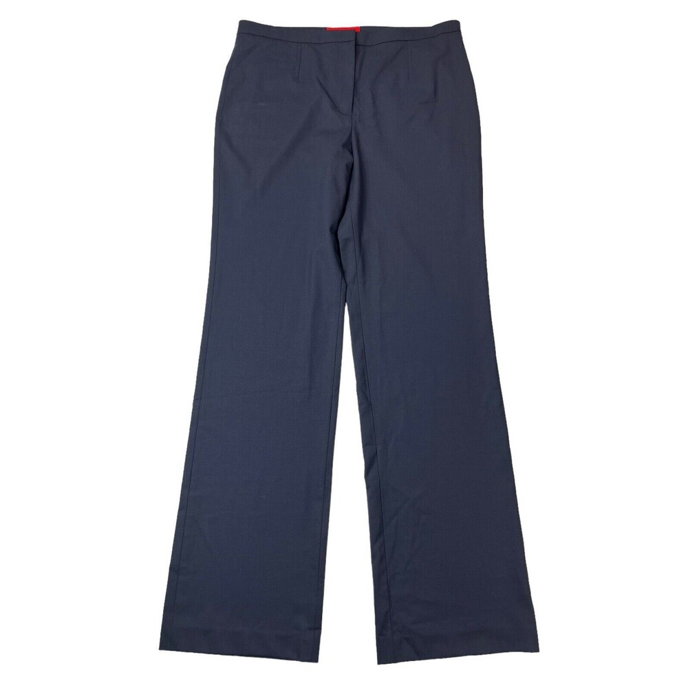 Zac Posen Z Spoke Womens Pants Size 14 Dark Gray 95% Virgin Wool NEW 36"Wx35"Ins